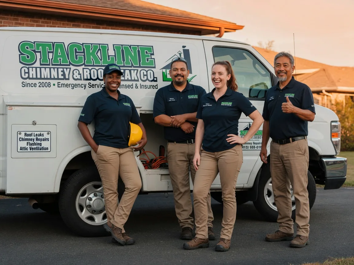 Chimney flashing repair company in Lincoln, MI